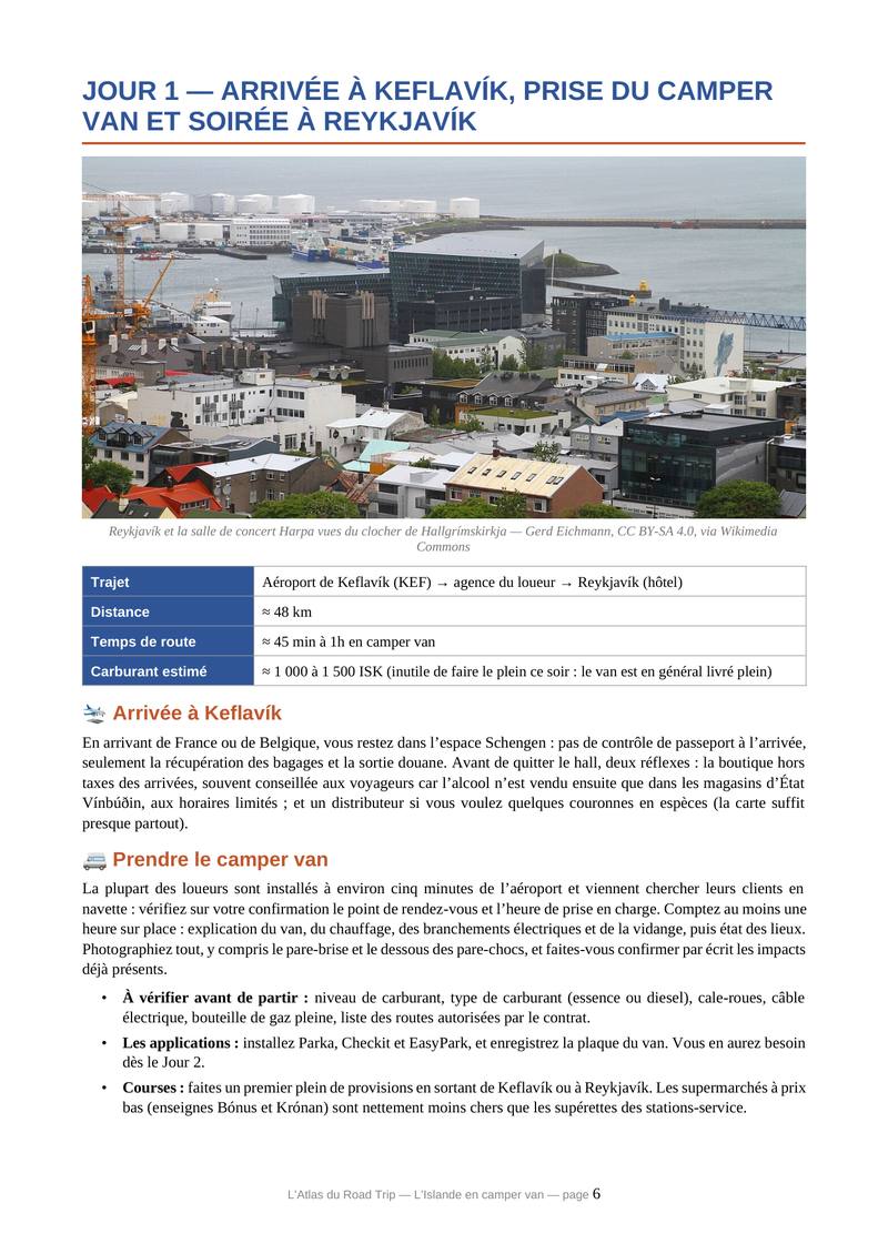 Aperçu page 3 — Islande — Boucle de 15 jours en camper van