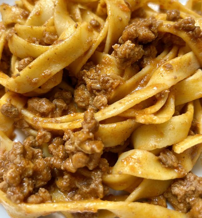 Des tagliatelle al ragù