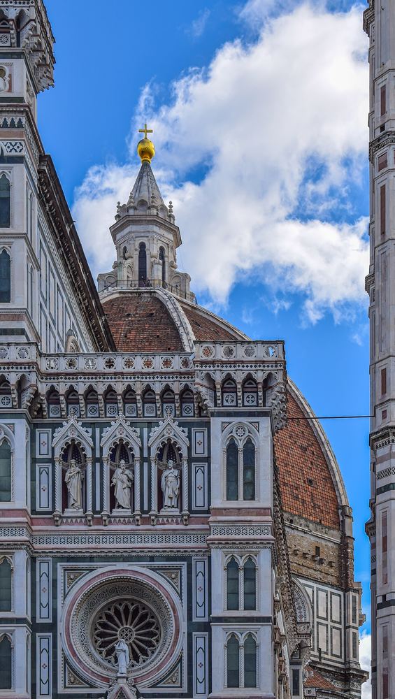 La cathédrale Santa Maria del Fiore et la coupole de Brunelleschi, à Florence