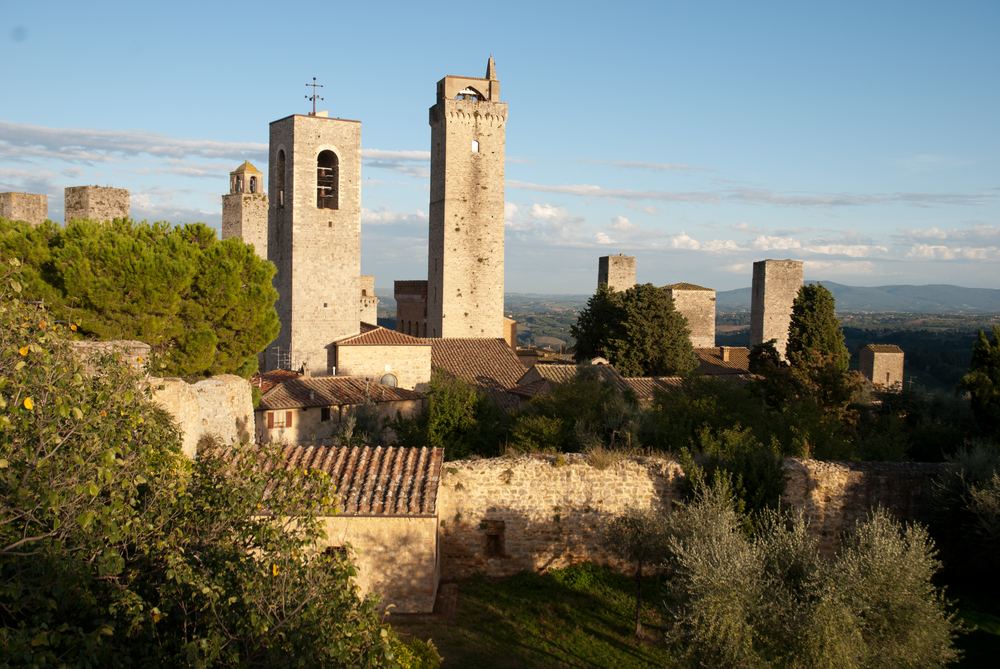 Le profil des tours de San Gimignano