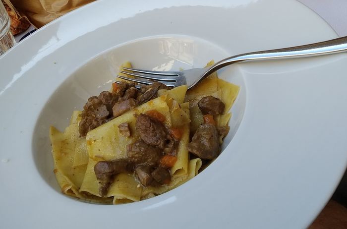 Des pappardelle au sanglier